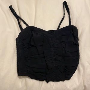 Abercrombie & Fitch Navy crop top